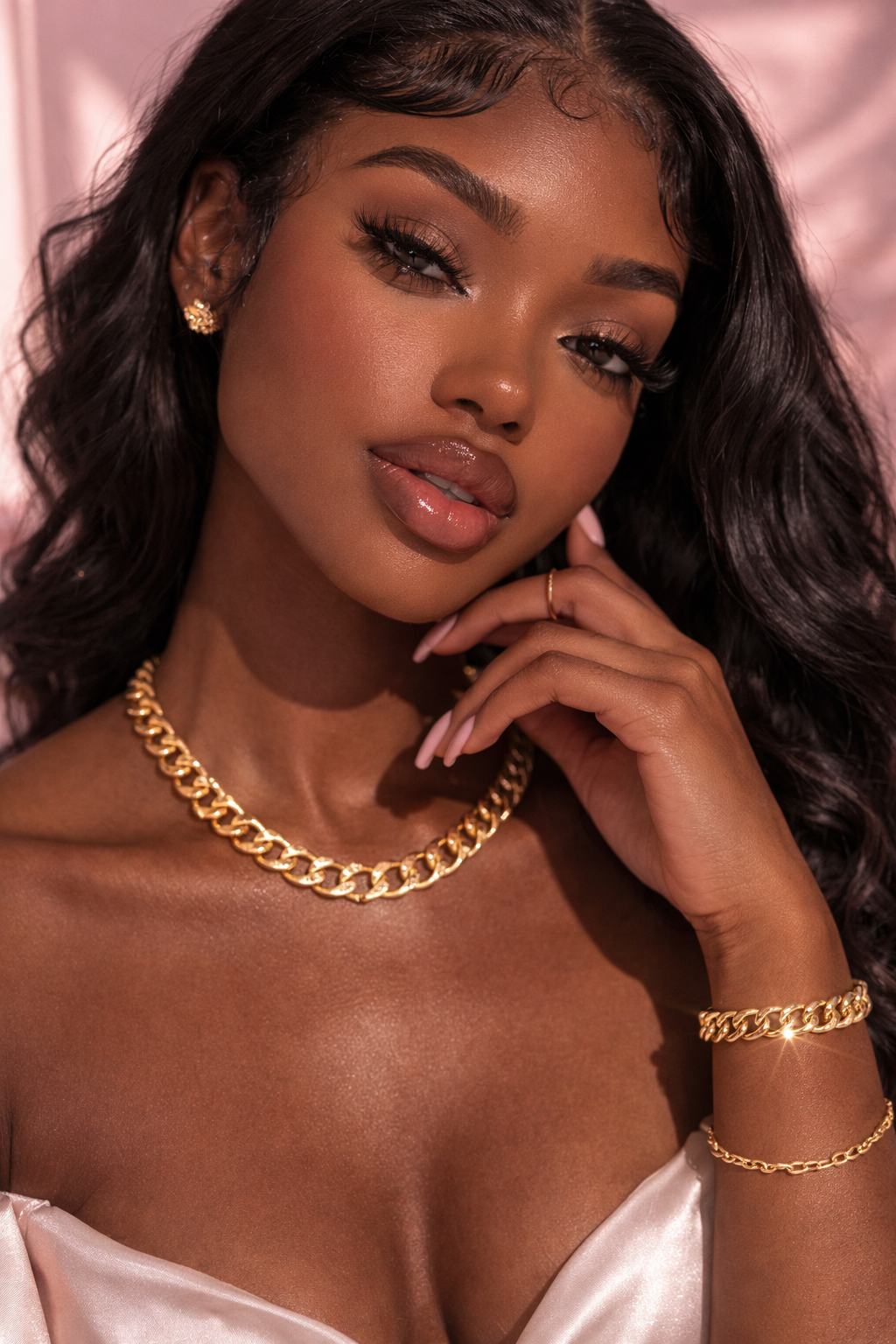 CD Cuban and bracelet Set