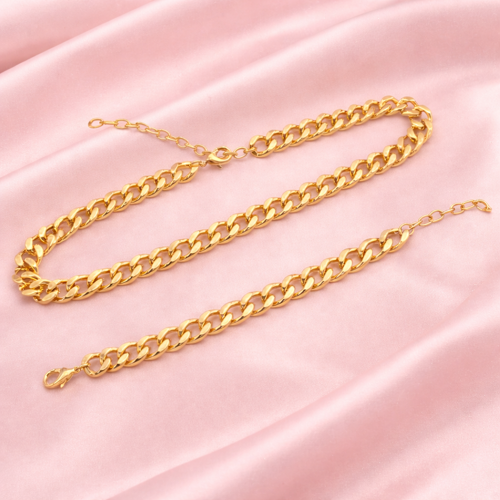 CD Cuban and bracelet Set